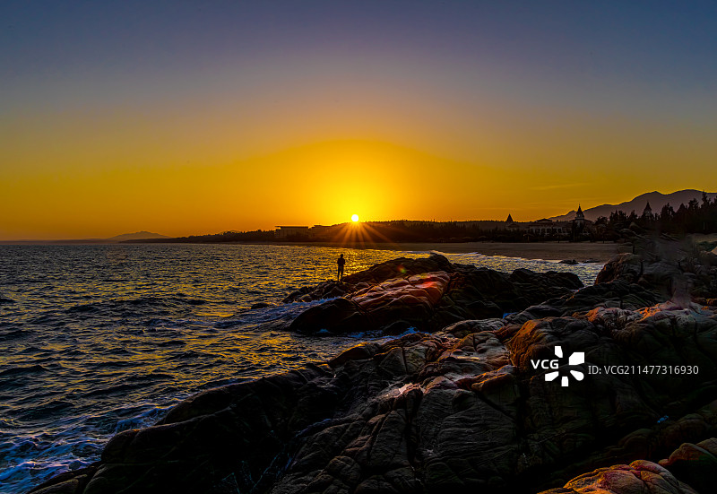 海南昌江棋子湾日出图片素材