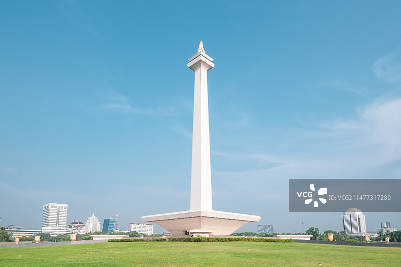 印尼雅加达独立广场国家纪念碑城市风光图片素材