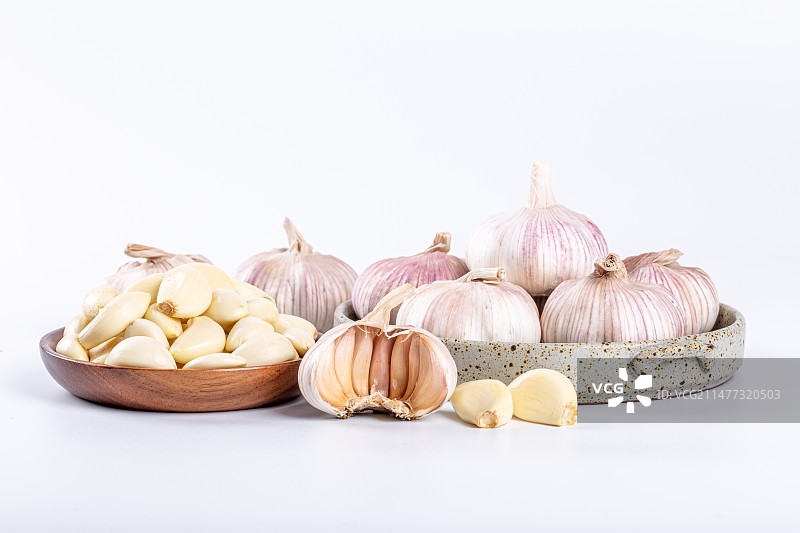 新鲜的大蒜图片素材