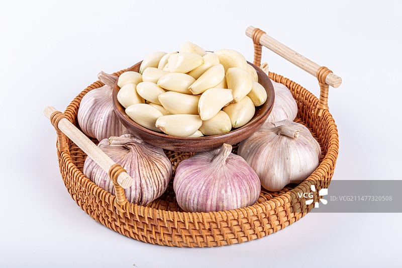 新鲜的大蒜图片素材