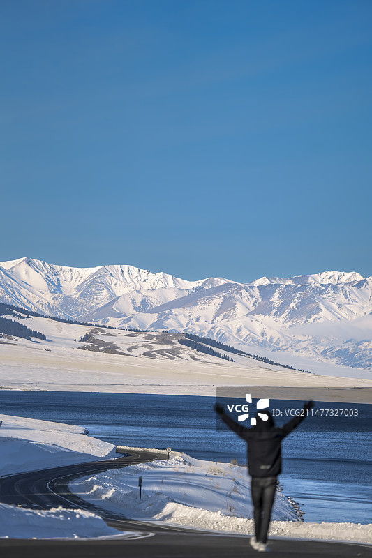 新疆赛里木湖图片素材