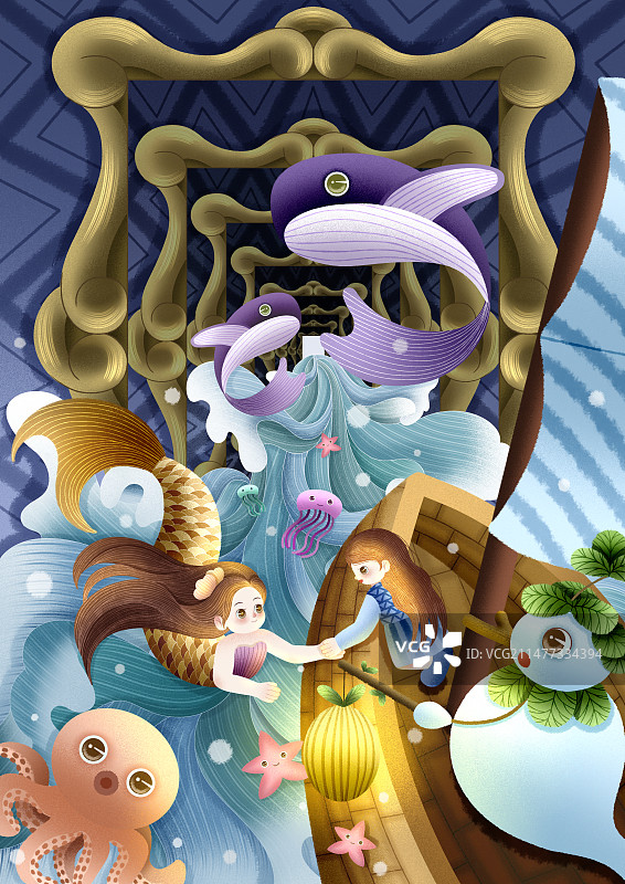 儿童插画图片素材