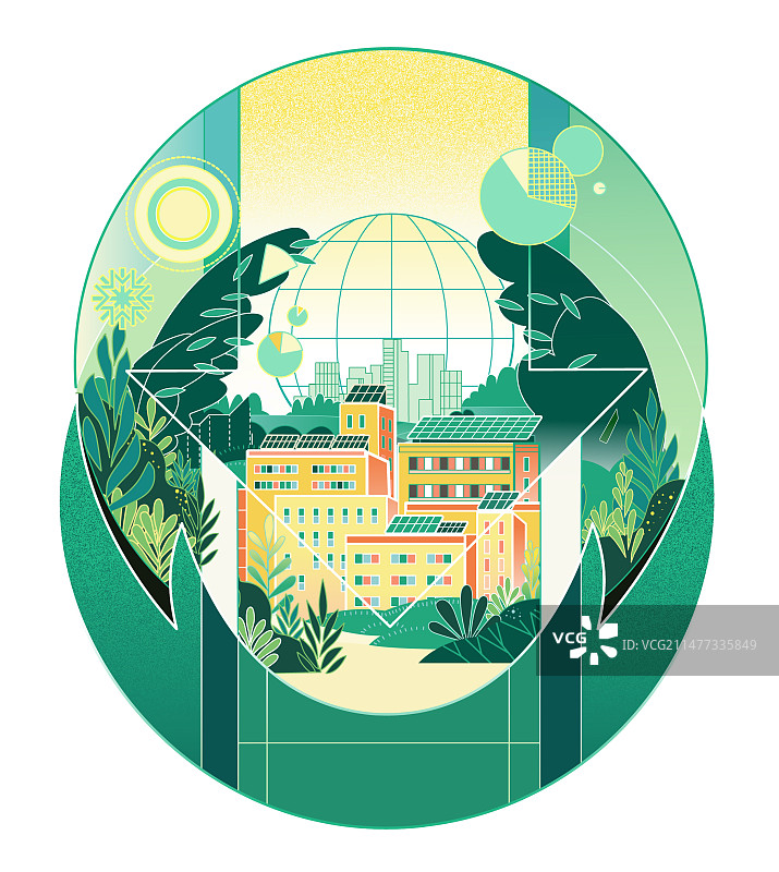 20231404中国和欧盟在绿色能源转型领域的合作已成为关注焦点，特别是在COP28大会和中欧峰会之际。-图片素材