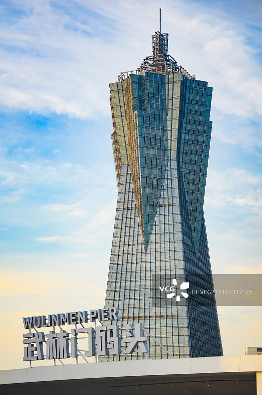 杭州西湖文化广场环球中心图片素材