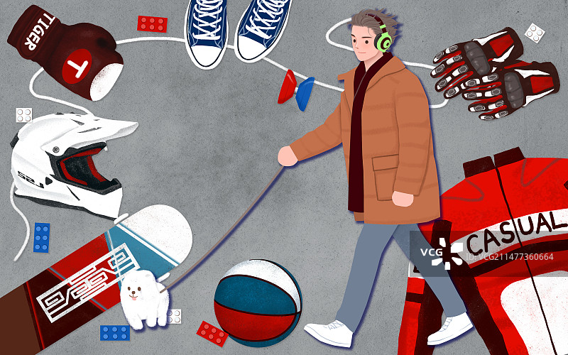 男生的爱好图片素材