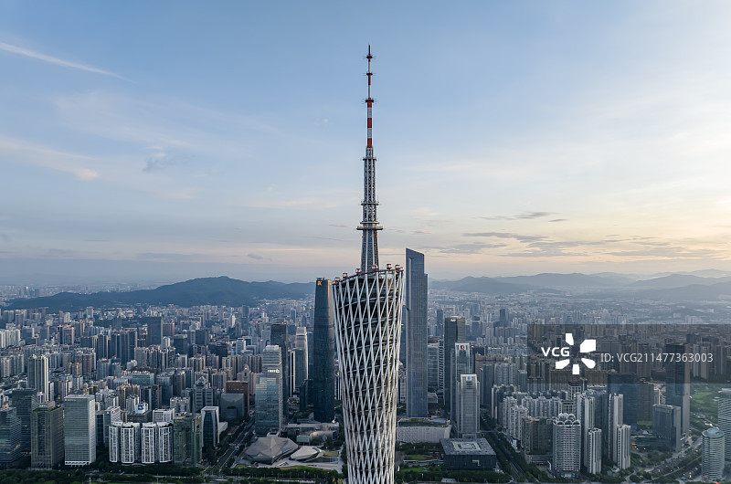 广州塔白昼风光图片素材