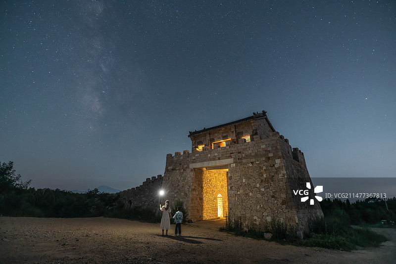 箕山星空图片素材