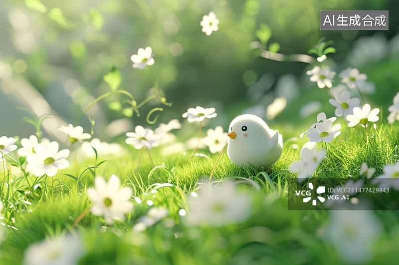 【AI数字艺术】春天的场景图片素材