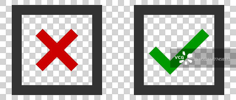 对勾图标符号设计元素图片素材