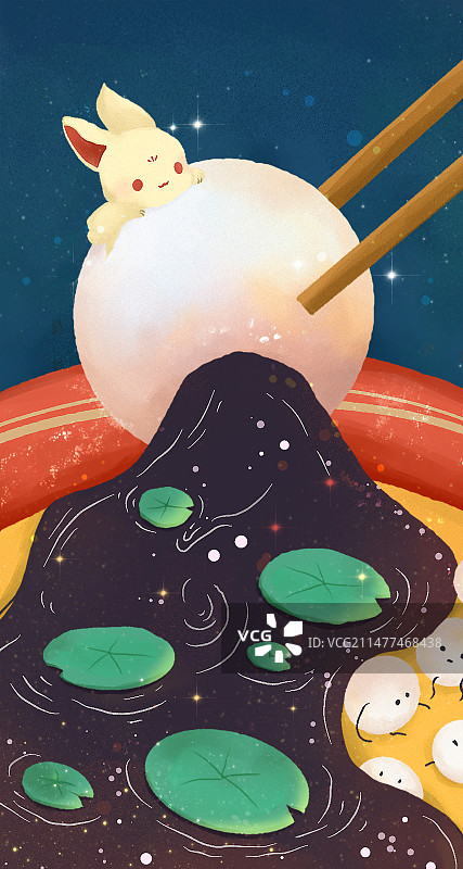 元宵节插画图片素材