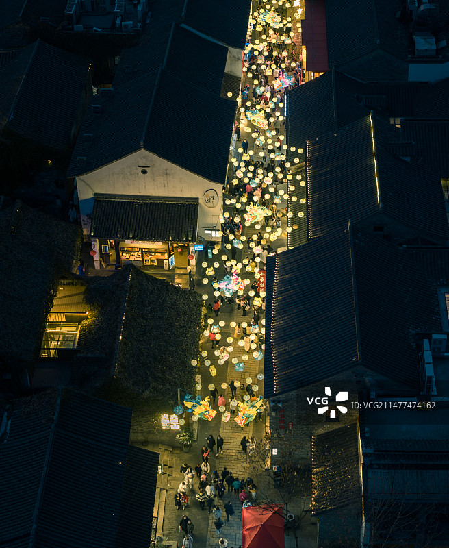 南京老门东巷子图片素材