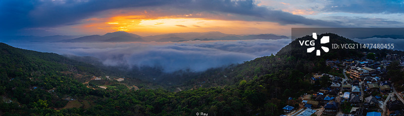 云南景迈山图片素材
