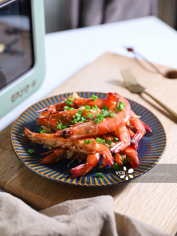 烤大虾图片素材