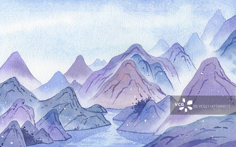 孤独的雪图片素材