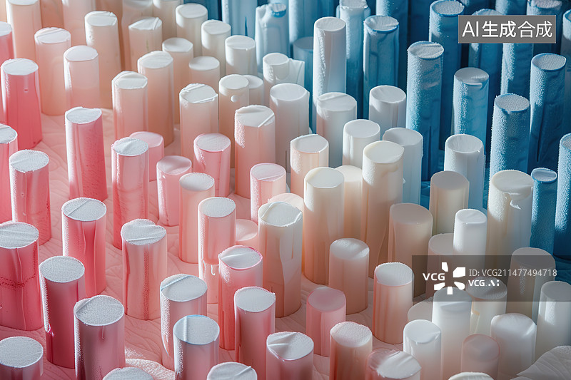 【AI数字艺术】吸管的全帧拍摄图片素材