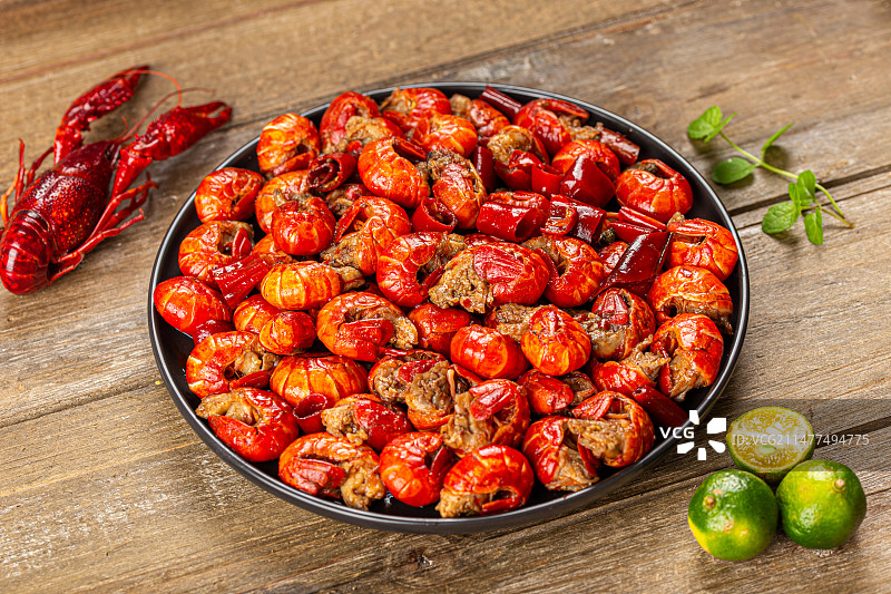 麻辣龙虾尾图片素材