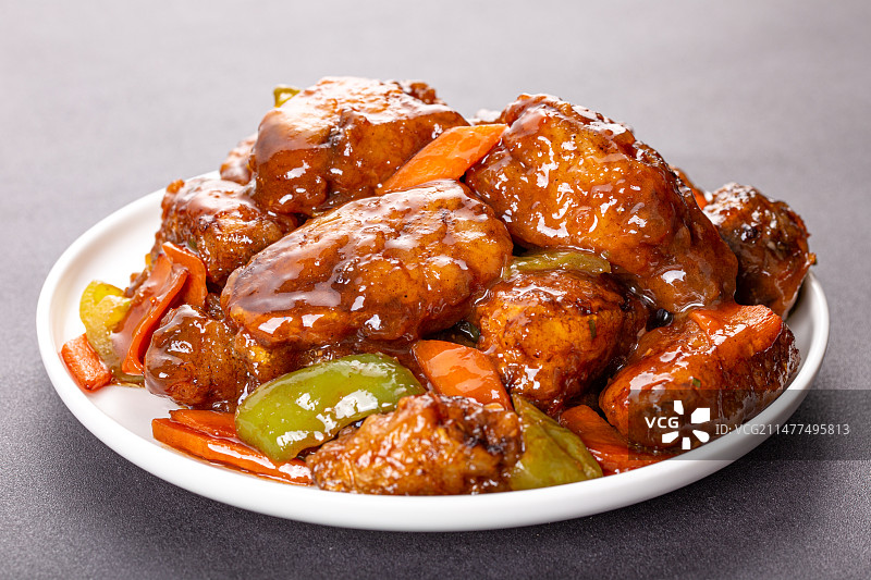 红烧明太鱼图片素材