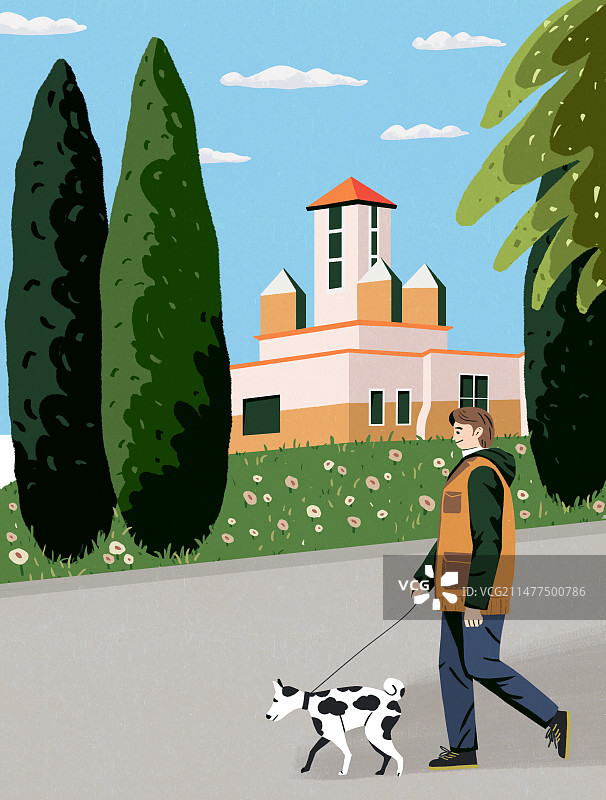 春天插画图片素材