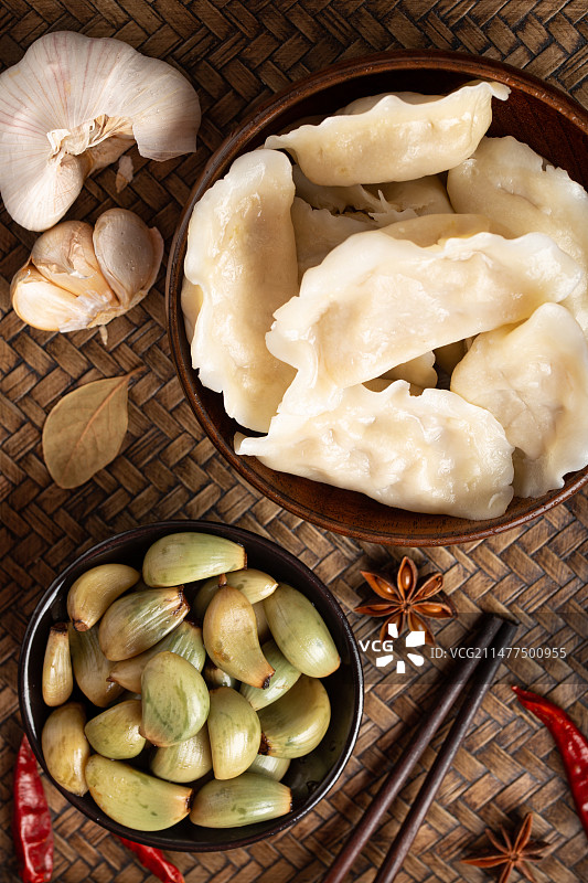 过年吃饺子图片素材