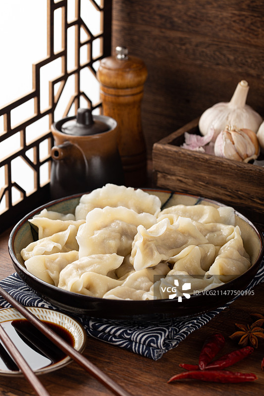 过年吃饺子图片素材