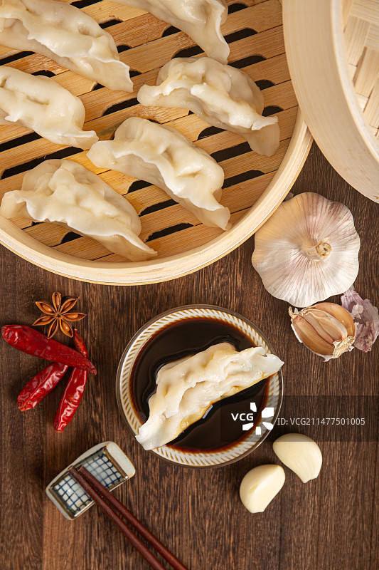 过年吃饺子图片素材