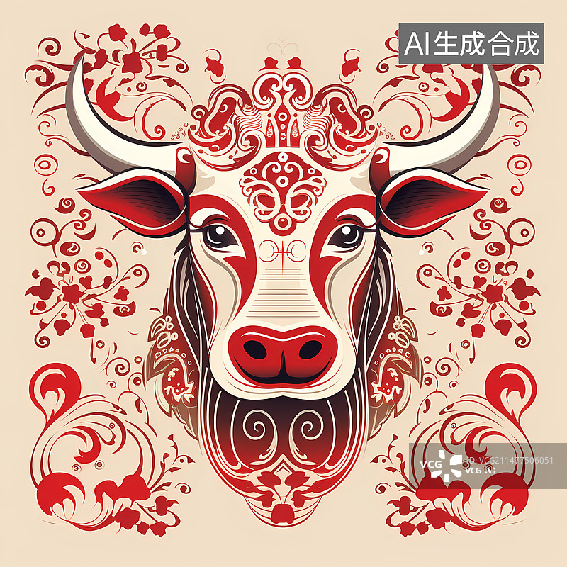 【AI数字艺术】牛图片素材