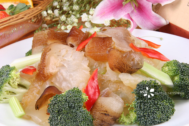 海蜇乌参图片素材