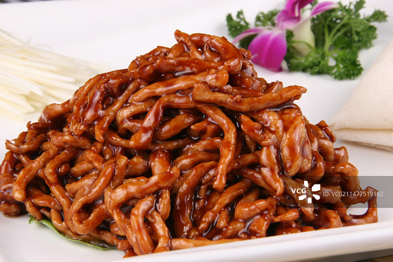 京酱肉丝图片素材