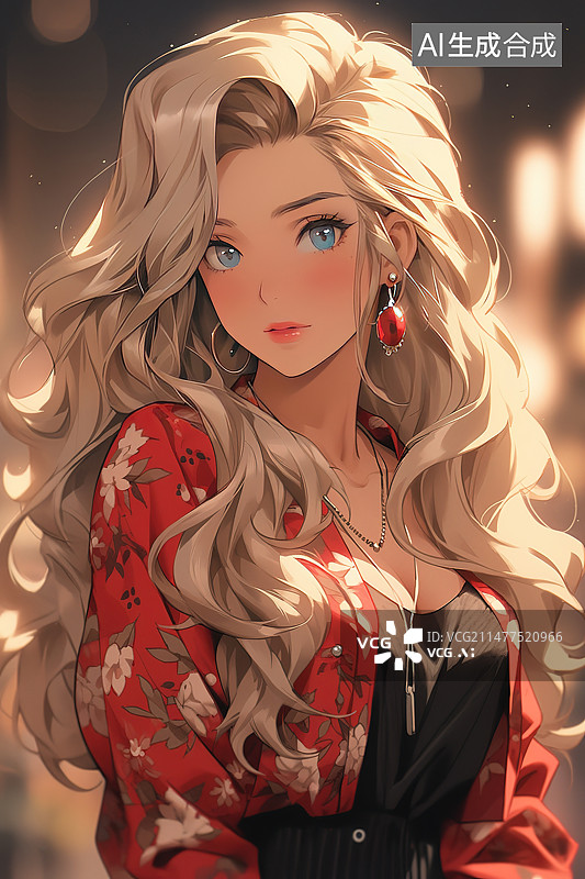 【AI数字艺术】美女图片素材