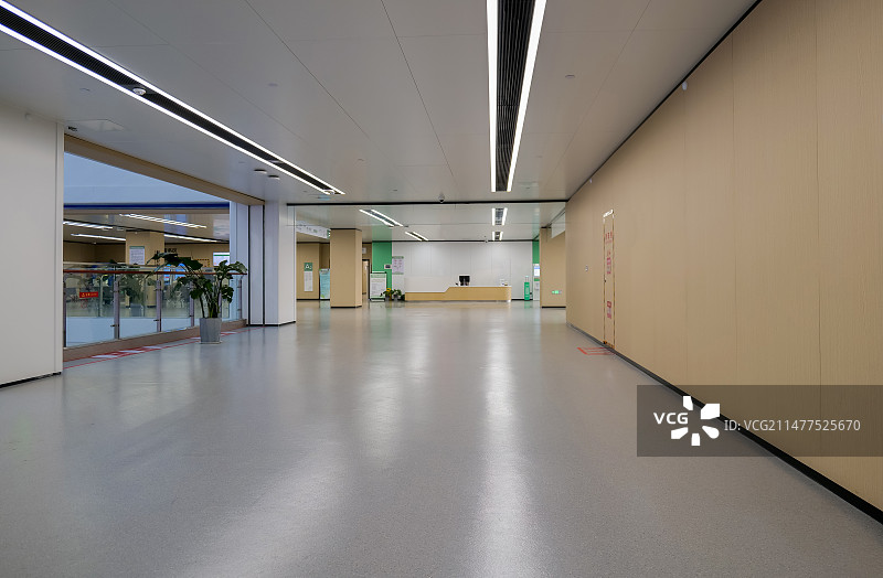 山东省中医院西院区门诊大厅图片素材