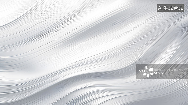 【AI数字艺术】AIGC:银色抽象背景 纹理 科技 现代 商业 插图图片素材