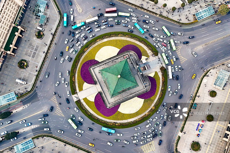 西安钟楼图片素材