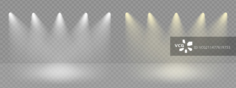 白色光束照亮的舞台背景聚光灯图片素材