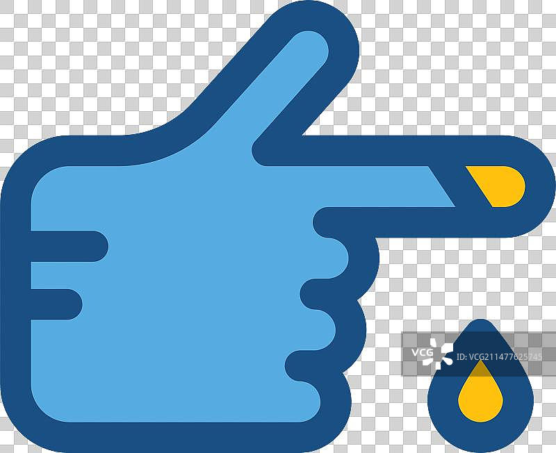 卡通创可贴手指图标图片素材