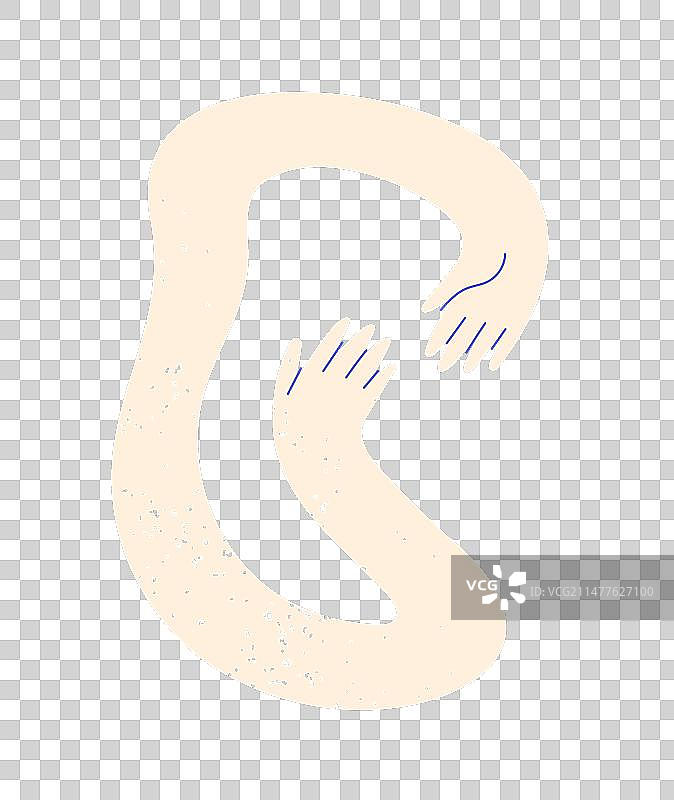 抽象摆动手势手图片素材