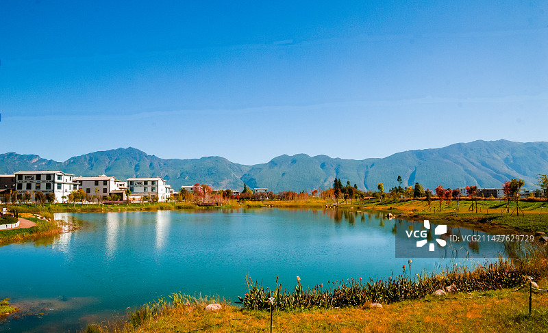 鹤庆龙潭风光图片素材