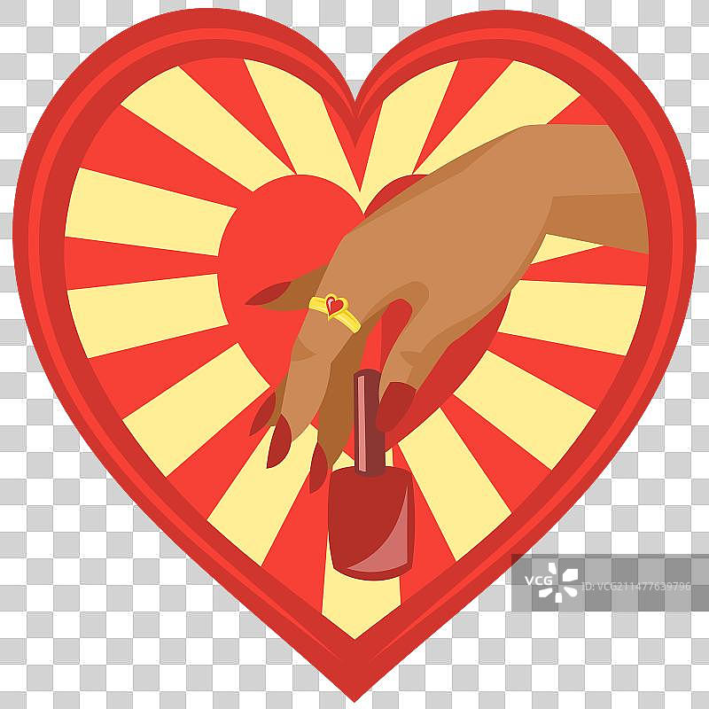 美甲艺术沙龙美甲标志图片素材