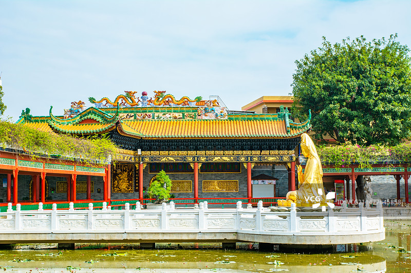 宝墨园 岭南文化山水园林 广州 皇家风格 番禺区沙湾镇 清官文化 岭南古建筑 岭南园林图片素材