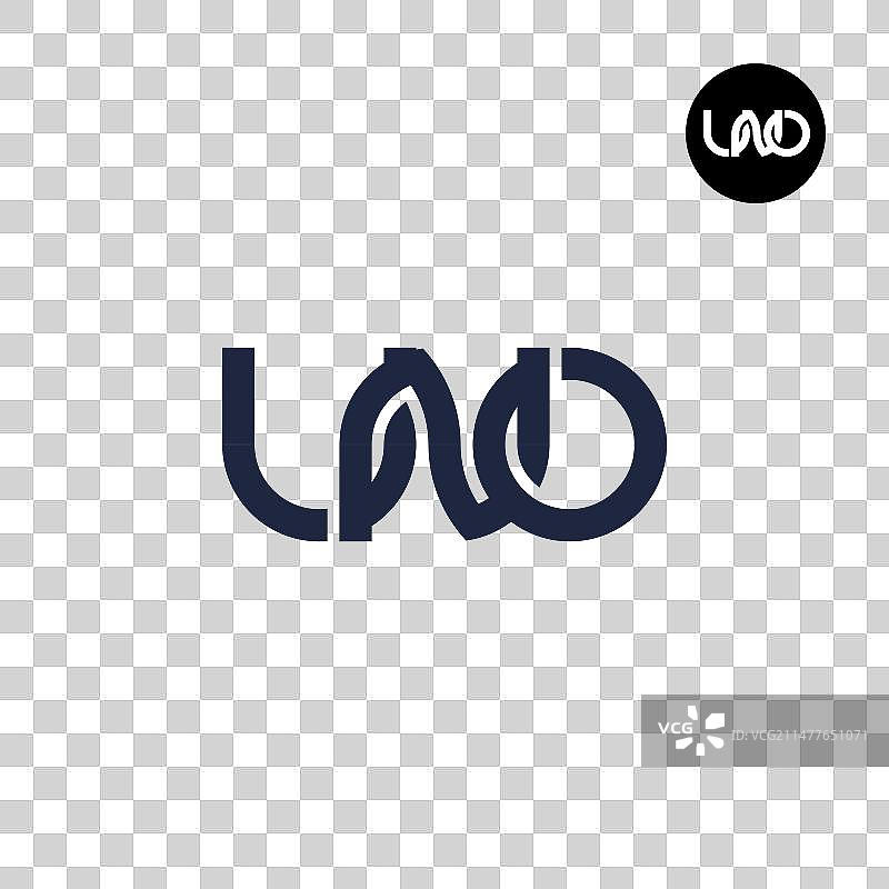 字母UNO首字母组合标志设计图片素材