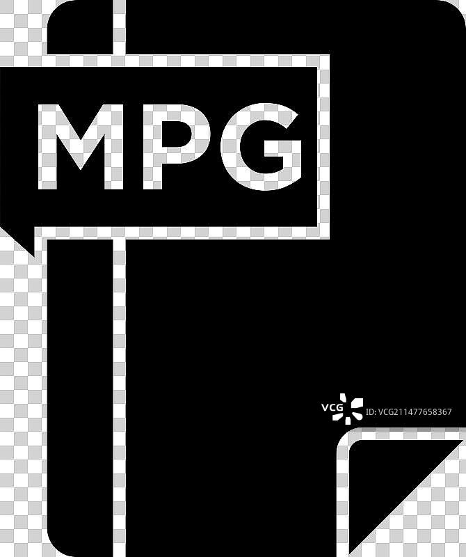 MPG图标符号象形图设计元素图片素材