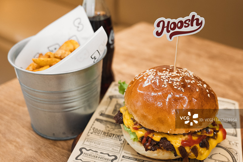 美式汉堡图片素材