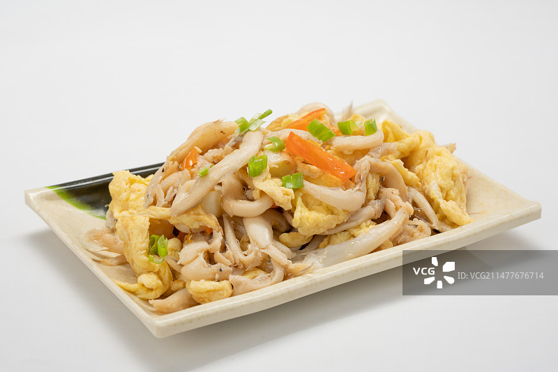 银鱼炒鸡蛋图片素材