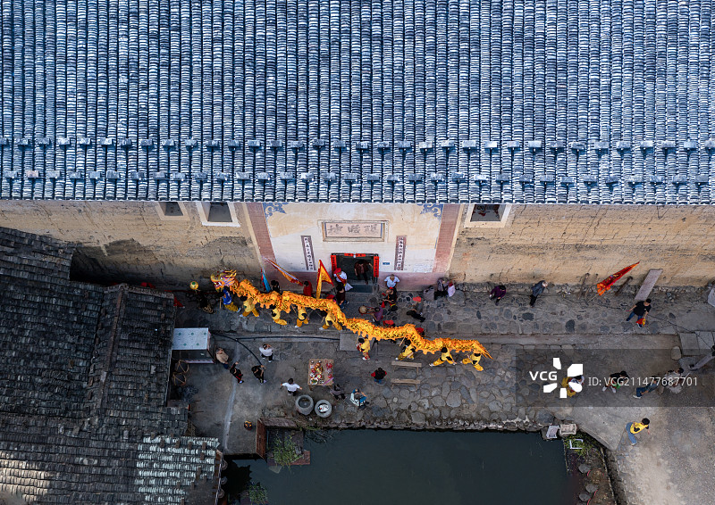 《家宅喜事》拍摄于福建漳州南靖河坑土楼图片素材