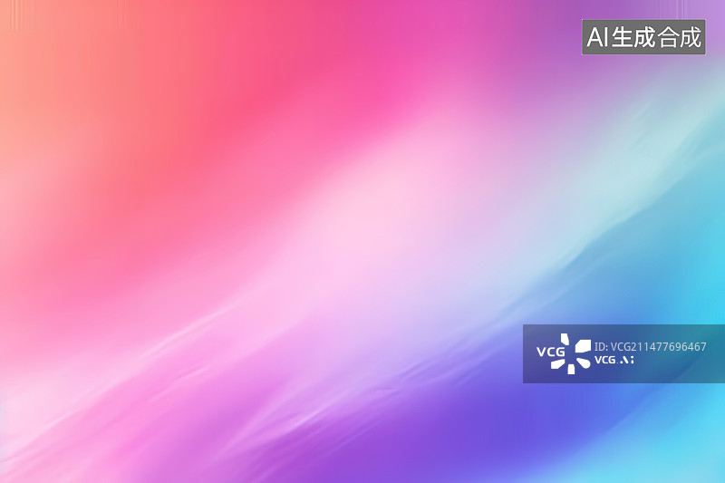 【AI数字艺术】彩色渐变的背景插图图片素材