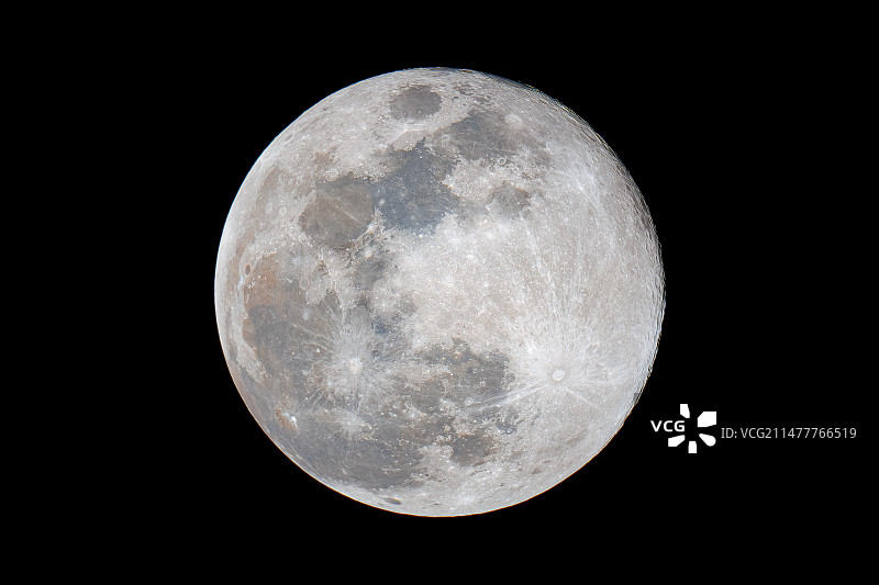 夜空下月亮的特写镜头图片素材