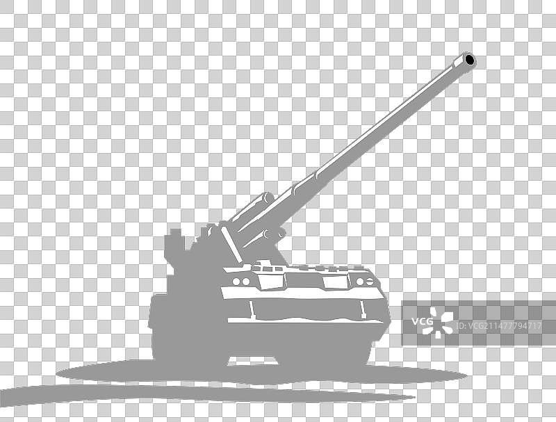 2S7“牡丹花”自行火炮图片素材