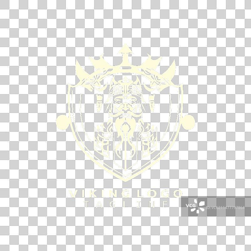 维京logo设计模板图片素材