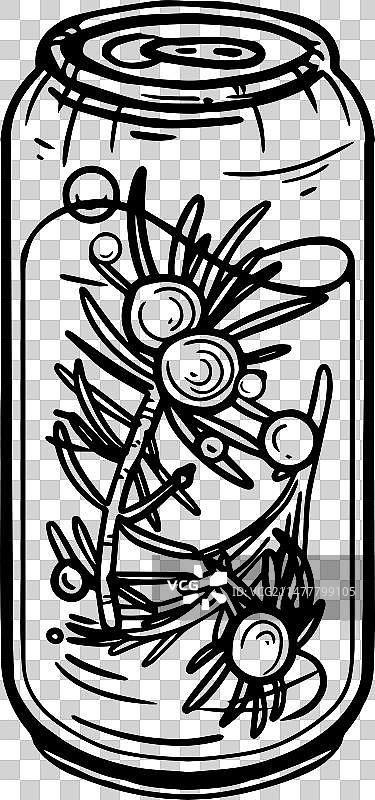 杜松子饮料罐图片素材