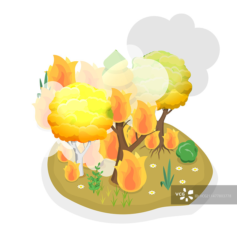 3D 2.5D扁平气候图片素材