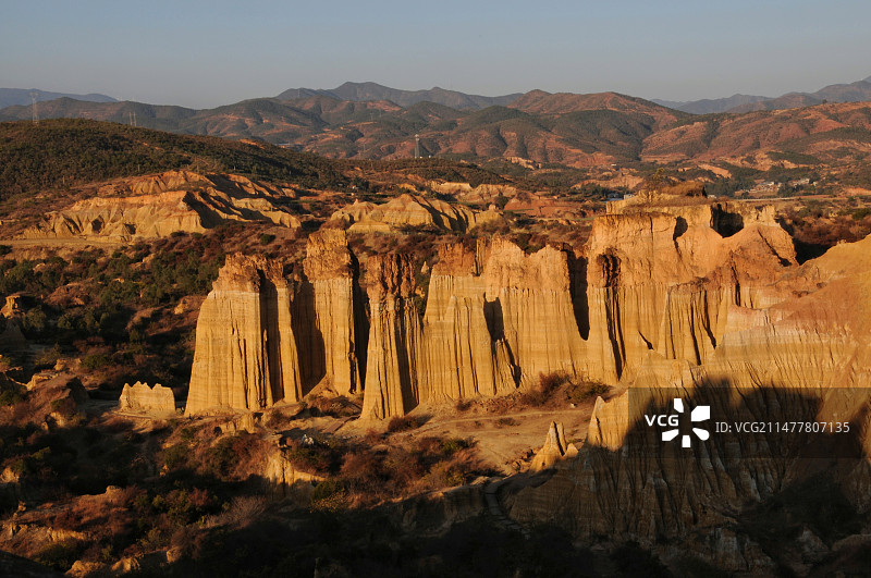 如同古堡的土林图片素材
